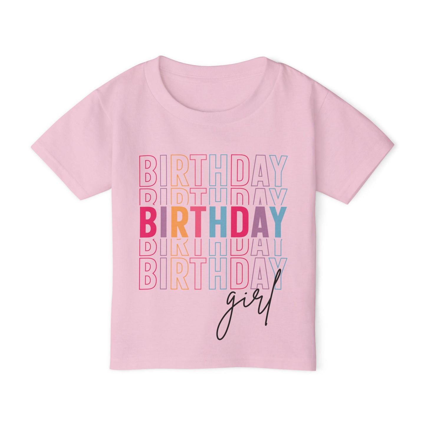Gildan Youth Soft style birthday girl T-shirt