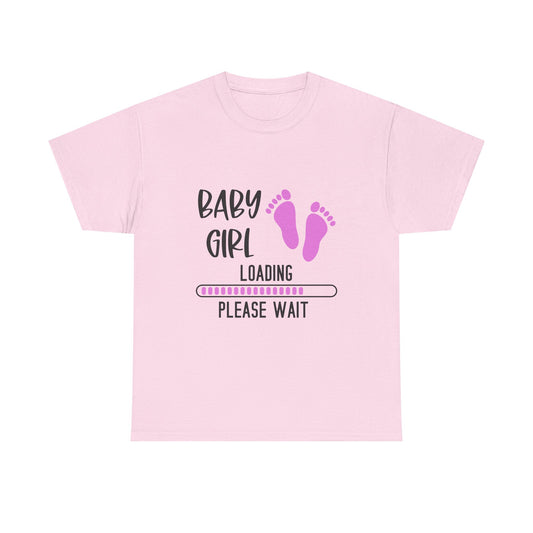 Pregnancy: Baby Boy Loading… Please Wait” – Funny Maternity T-Shirt