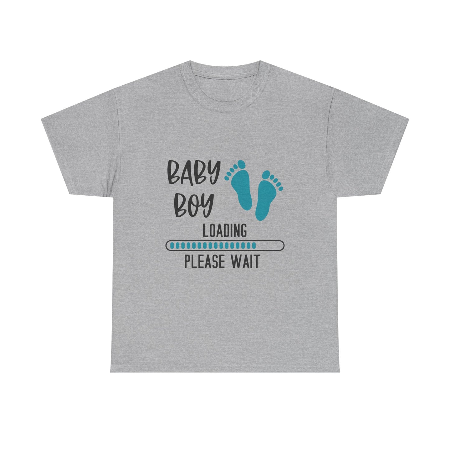 Pregnancy: Baby Boy Loading… Please Wait” – Funny Maternity T-Shirt