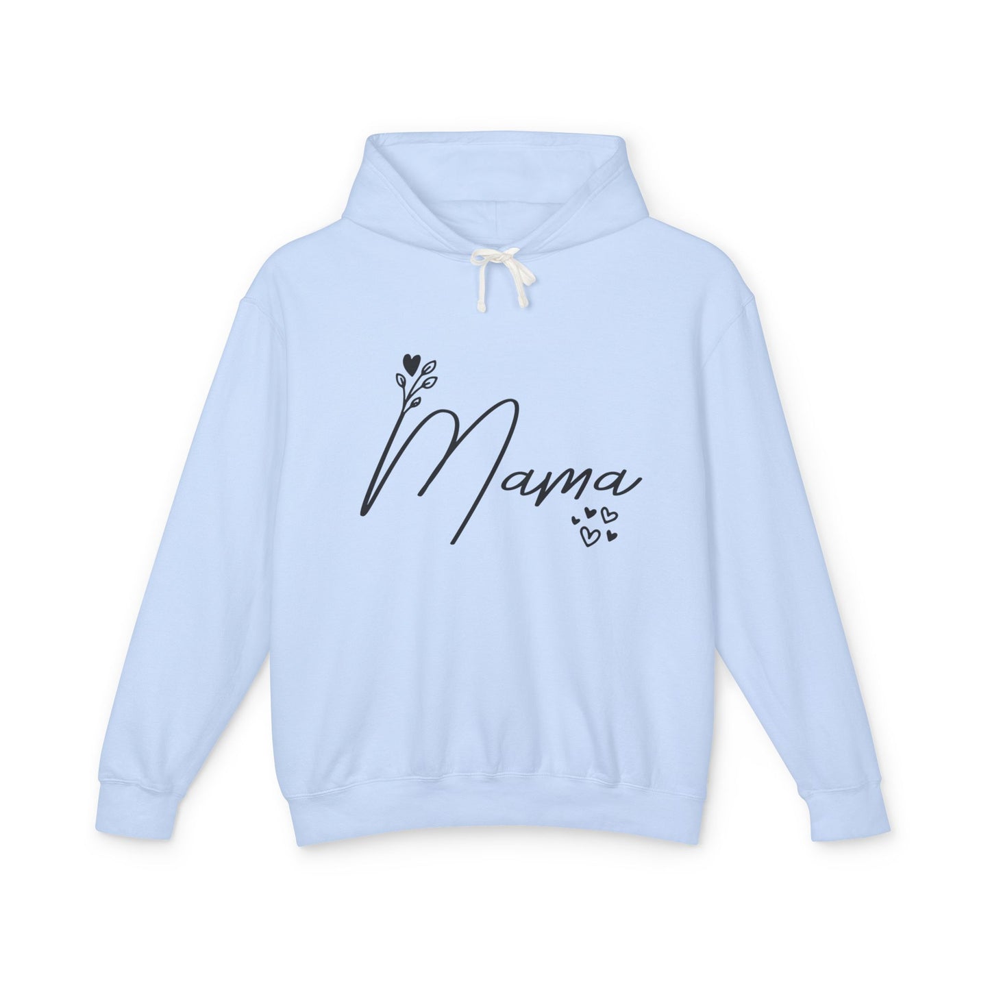 "MAMA" Comfort Colors  Unisex Lightweight Cotton Hooded Sweatshirt