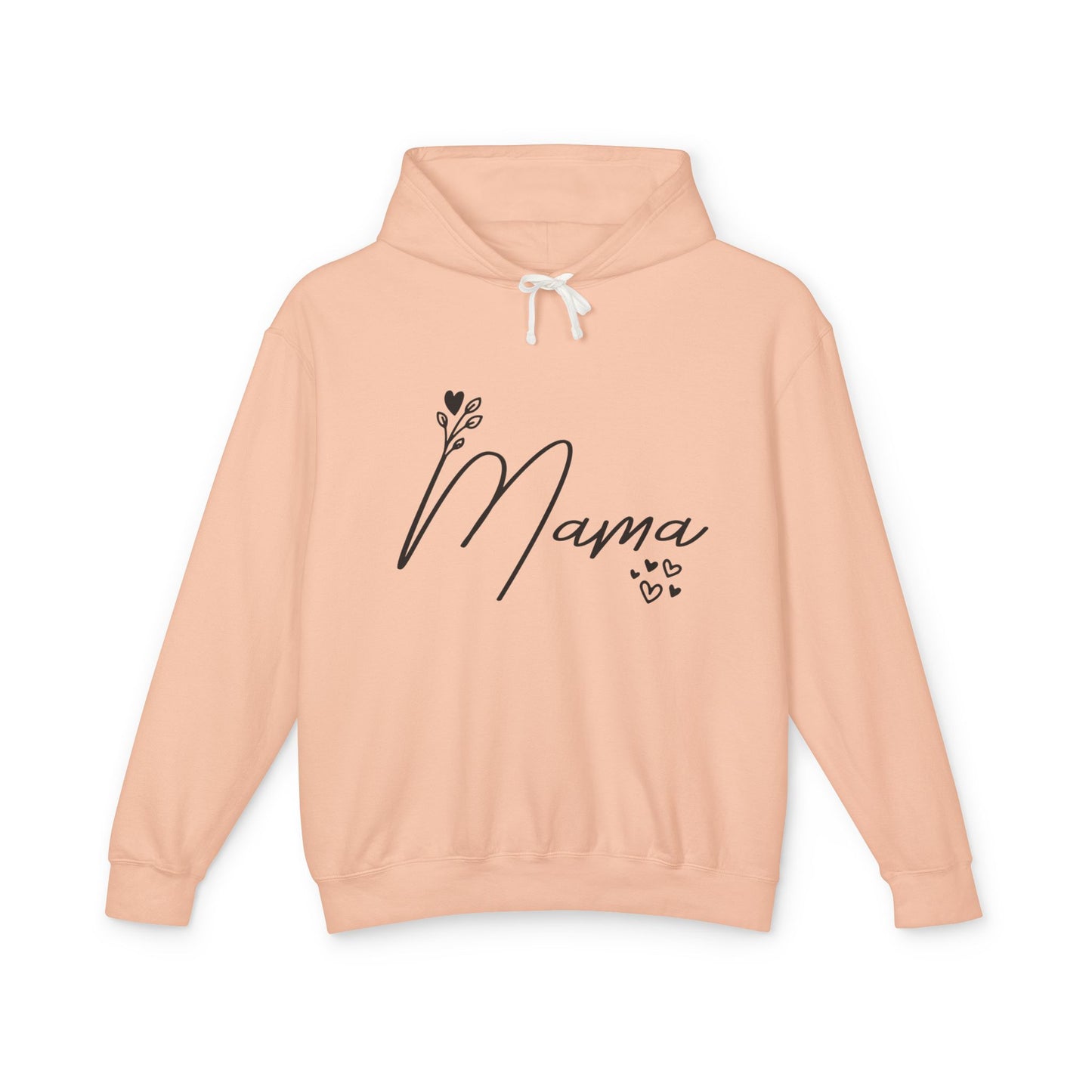 "MAMA" Comfort Colors  Unisex Lightweight Cotton Hooded Sweatshirt
