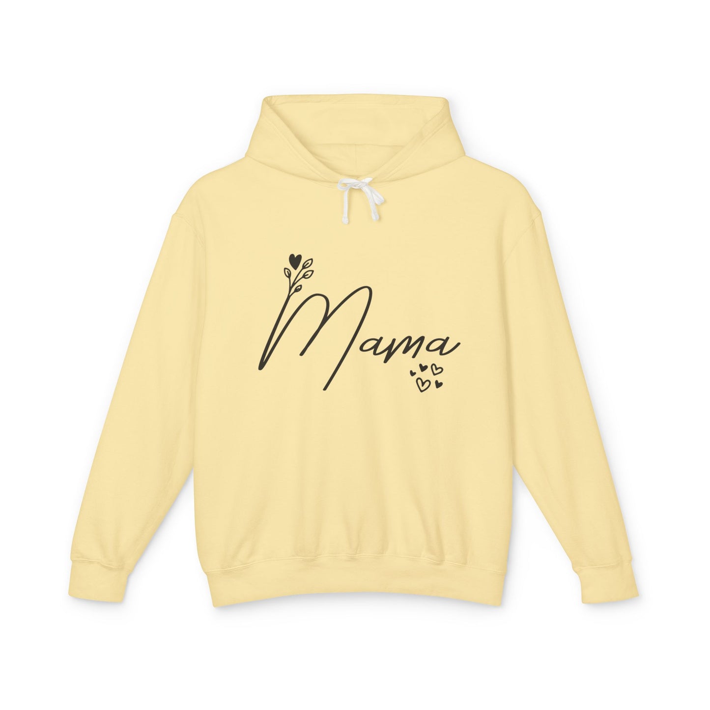 "MAMA" Comfort Colors  Unisex Lightweight Cotton Hooded Sweatshirt