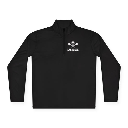 Unisex Quarter-Zip Pullover – Lacrosse Left Chest Embroidery
